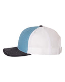 Richardson 112 Columbia Blue/White/ NavyTrucker Snapback