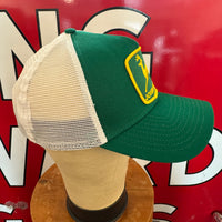 JOHN DEERE Vintage Patch + New Era 9FORTY Green/White Cap