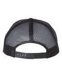 Richardson 115 Black Low Pro Trucker Snapback