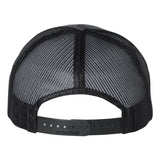 Add Richardson 115 Charcoal/Black Low Pro Trucker Snapback
