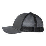 Add Richardson 115 Charcoal/Black Low Pro Trucker Snapback
