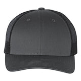 Add Richardson 115 Charcoal/Black Low Pro Trucker Snapback