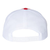 Add Richardson 115 Red/White Low Pro Trucker Snapback