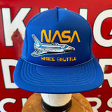 NASA SPACE SHUTTLE. Youth Size. Authentic Vintage Trucker Foam Snapback