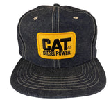 CAT DIESEL POWER. Authentic Vintage Trucker Denim Snapback