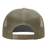 Richardson 168 Pale Khaki/Loden Green Hi-Pro 7-Panel Trucker Snapback