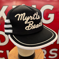 Myrtle Beach- 3 Stripe Vintage - Trucker Snapback