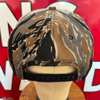 Stihl Chainsaw Brown/Khaki Patch. Authentic Vintage K-Products Camo Trucker Snapback