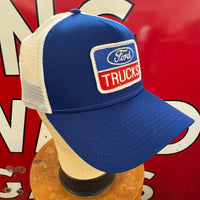 FORD TRUCKS Vintage Patch + New Era 9FORTY Royal/White Cap