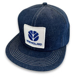 New Holland. Authentic Vintage K-Products Denim Trucker Snapback