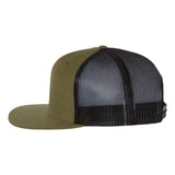 Richardson 511 Loden/Black Classic Wool Trucker Snapback