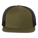 Richardson 511 Loden/Black Classic Wool Trucker Snapback