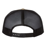 Richardson 511 Heather Khaki/Black Classic Wool Trucker Snapback