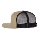 Richardson 511 Heather Khaki/Black Classic Wool Trucker Snapback
