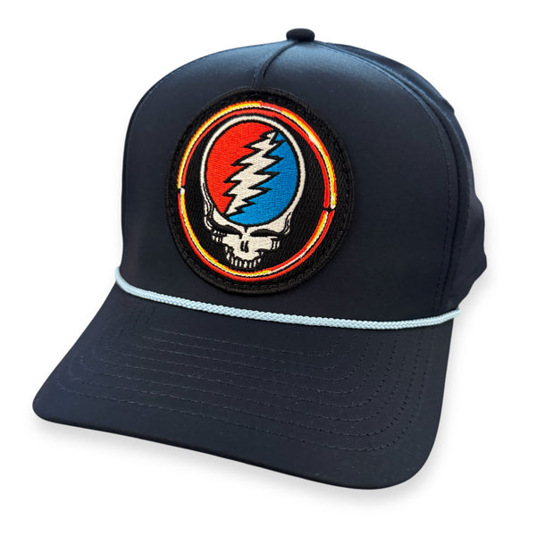 Grateful Dead - Steal Your Face Patch + Imperial. The Wrightson Performance Rope Cap