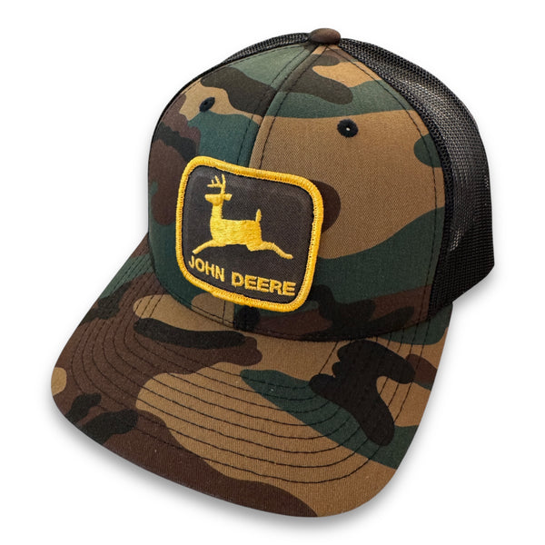 John Deere Vintage Patch + Yupoong 6606 Snapback