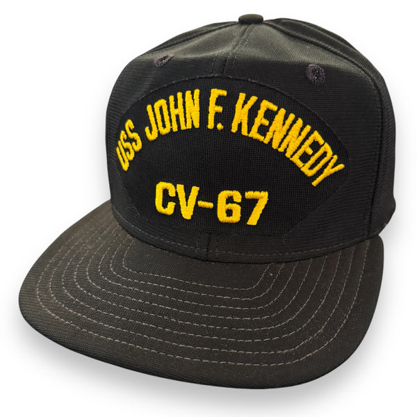 USS John Kennedy. New Era Dupont Visor Vintage Snapback