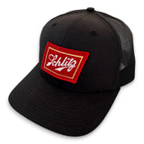 Schlitz Vintage Patch + Richardson 112 Black Snapback