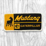 Mustang. Caterpillar “Pac-Man” Authentic Vintage Patch