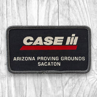CASE IH. ARIZONA PROVING GROUNDS SACATION. Authentic Vintage Patch