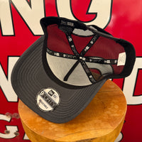 HOOSIER RACING TIRE Vintage Patch + New Era 9FORTY Gray/Black Cap
