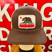 California Republic Vintage Patch + Richardson 112 Snapback