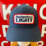 Budweiser Light Vintage Patch + Yupoong 6606 Snapback