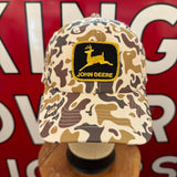 John Deere Vintage Patch + Imperial Tan Duck Camo. Alter Ego Cap