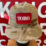 TORO Vintage Patch + Yupoong 6006 Multicam Snapback