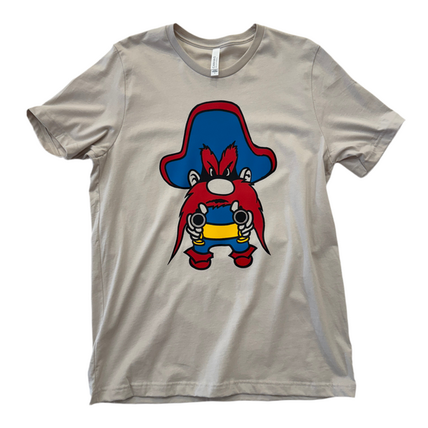 Yosemite Sam + Dust Bella + Canvas - 3001 T-Shirt. Adult Large