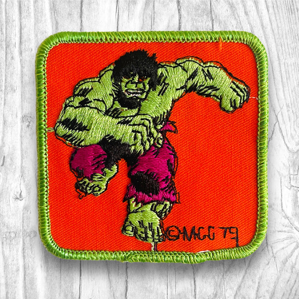 The Incredible Hulk. Authentic Vintage Patch