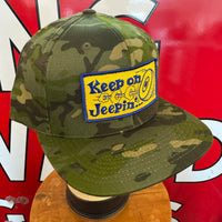 KEEP ON JEEPIN’ + Yupoong 6006 Snapback