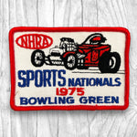 NHRA 1975 Sports Nationals BOWLING GREEN. Authentic Vintage Patch