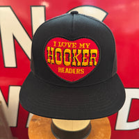 I LOVE MY HOOKER HEADERS Vintage Patch + Yupoong 6006 Snapback