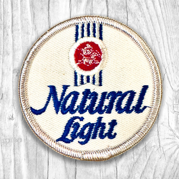 Natural Light Beer. Authentic Vintage Patch