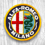 Alfa-Romeo Milano. Authentic Vintage Patch