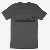 Oakland Cranes  + Asphalt Gray T-Shirt