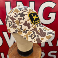 John Deere Vintage Patch + Imperial Tan Duck Camo. Alter Ego Cap