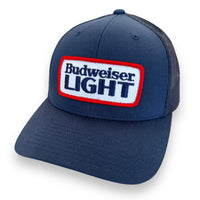 Budweiser Light Vintage Patch + Yupoong 6606 Snapback