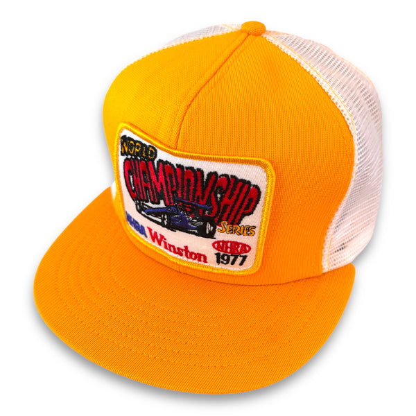 NHRA 1977 World Championship Series Vintage Patch. Made in USA Authentic Vintage Trucker
