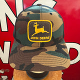 John Deere Vintage Patch + Yupoong 6606 Snapback
