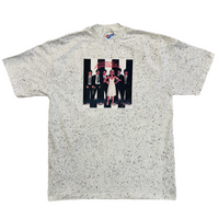 BLONDIE PARALLEL LINES. NOS Vintage Transfer + NOS Vintage T-Shirt. Mens Large