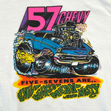 57 CHEVY - Vintage Transfer + Comfort Colors T-Shirt