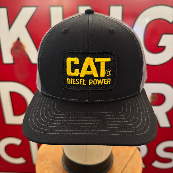 Cappello Snapback CAT DIESEL POWER Yupoong 5 Pannelli, Nero/bianco/nero, Unisex - Foto 1