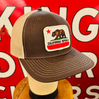 California Republic Vintage Patch + Richardson 112 Snapback