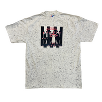 BLONDIE PARALLEL LINES. NOS Vintage Transfer + NOS Vintage T-Shirt. Mens Large