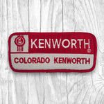 KENWORTH. COLORADO. Authentic Vintage Patch