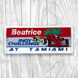 BEATRICE INDY CHALLENGE AT TAMIAMI. Authentic Vintage Patch