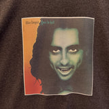 Alice Cooper Goes To Hell. NOS Vintage Transfer + NOS Vintage Dark Grey T-Shirt. Mens Large