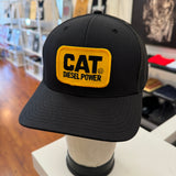 CAT DIESEL POWER. Black/Yellow Vintage Style Patch